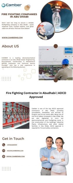 Fire Fighting Companies in Abu Dhabi