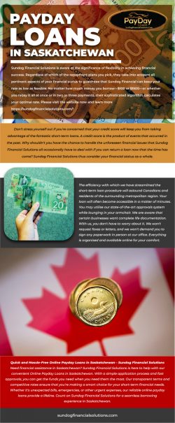 Get Fast Payday Loans in Saskatchewan | Sundog Financial Solutions