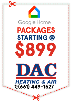 Google Home Packages Starting @$899 DAC Heating & Air