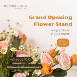 Grand Opening Flower Stand Delivery in Singapore