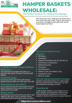 Hamper Baskets Wholesale: The Perfect Solution For Gifting And Storage