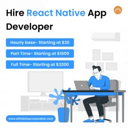 Dedicated React Native app Developer for Hire