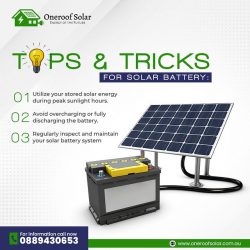 Solar battery installation darwin | Oneroof Solar