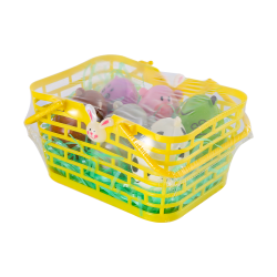 Plastic Halloween woven basket Easter bulk toy baskets