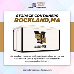 Get Reliable and Affordable Storage Containers In Rockland, MA With Pack N Store!