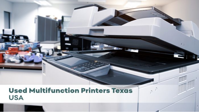 Premium Used Multifunction Printers in Texas, USA by Jainam International Inc