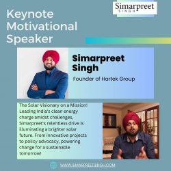 Keynote Motivational Speaker- Simarpreet Singh