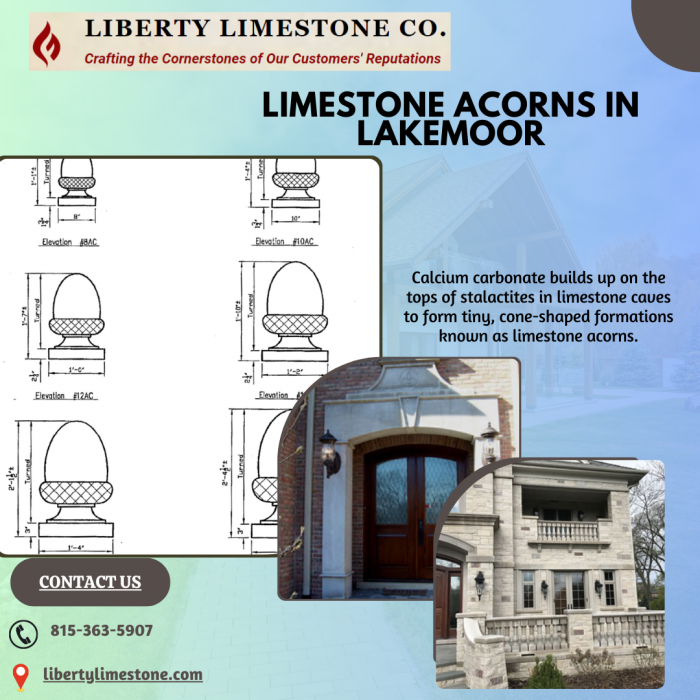 Lakemoor Acorns from Liberty Limestone is a Perfect Addition to your Landscaping