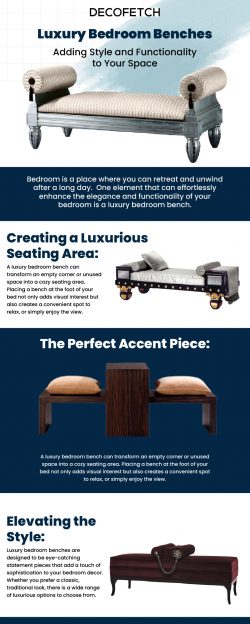 Luxurious Bedroom Benches for Unwinding in Style