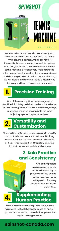 Precision Training Made Easy with the Tennis Machine from Spinshotcanada