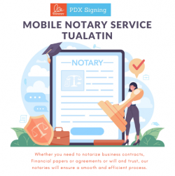 Mobile Notary Service Tualatin