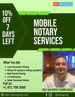 Mobile Notary Services Portland
