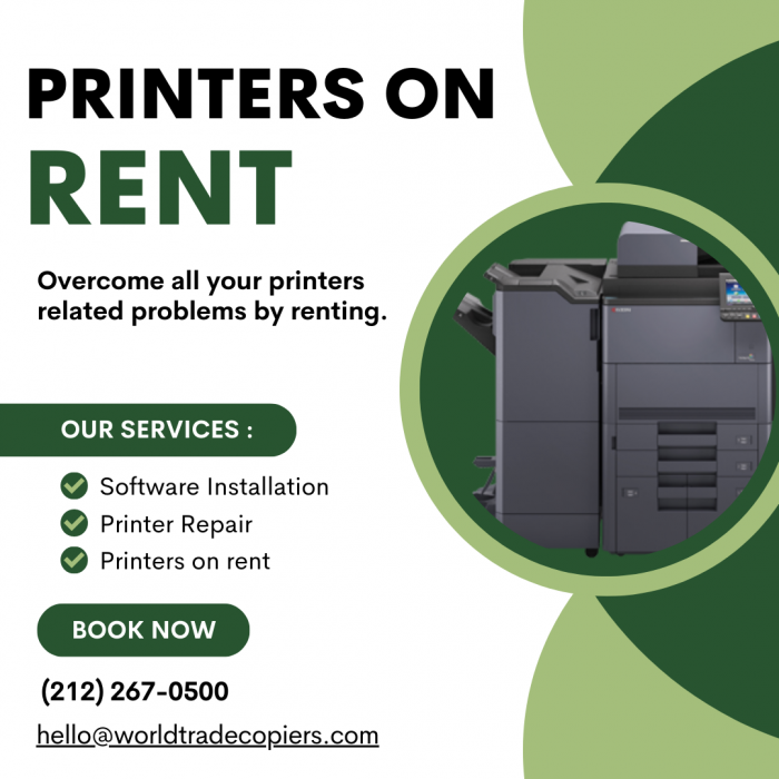 Printers on rent for your business growth