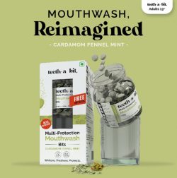 Multi-Protection Cardamom Fennel Mint Mouthwash Bits For Instant Freshness- Live A Bit