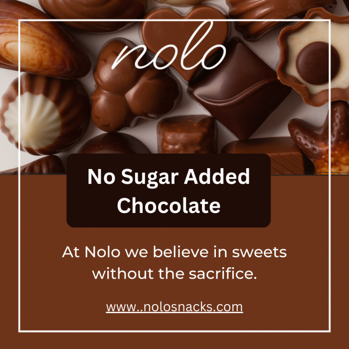 No Sugar Added Chocolate – Nolo Snacks