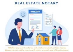 Notarize real estate documents or loan closing documents