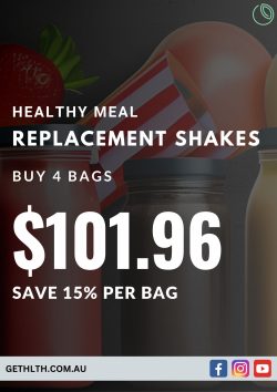 Buy Healthy Meal Replacement Shakes || HLTH Code AU