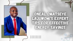 Oneal Omatseye Lajuwomi’s Expert Tips for Effective Energy Savings