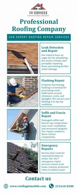 Professional Roof Repair Mobile, Al – CR Services