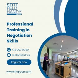 Professional Training in Negotiation Skills – Stitt Feld Handy Group