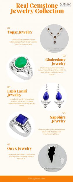 Real Gemstone Jewelry Collection