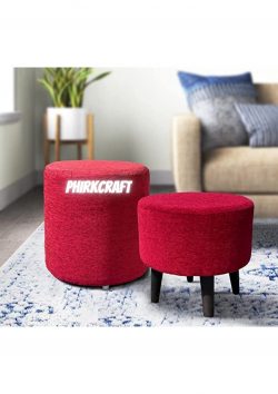 Ottoman Stool for Living (Combo Red)