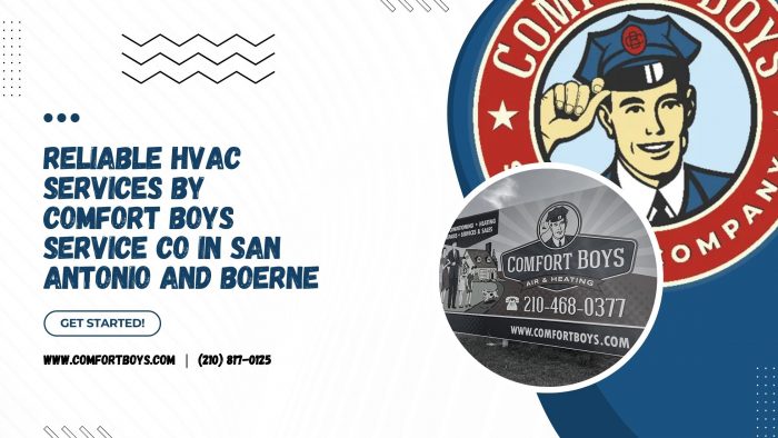 Reliable HVAC Services by Comfort Boys Service Co in San Antonio and Boerne