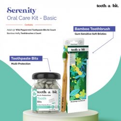 Serenity Oral Care Kit – Bamboo- Adults(13+ Yrs)- Live-a-bit