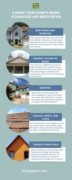 5 Signs Your Home’s Siding is Damaged and Needs Repair