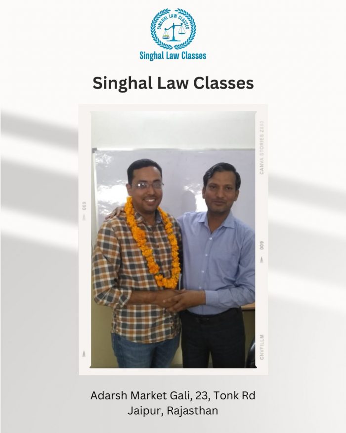 Leading Law Classes in Jaipur | Singhal Law Classes