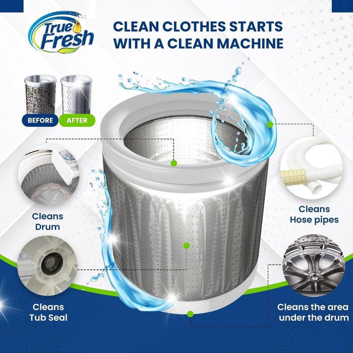Specialized Washing Machine Cleaner Tablets | True Fresh