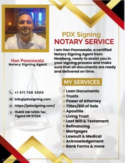 Mobile Notary Newberg