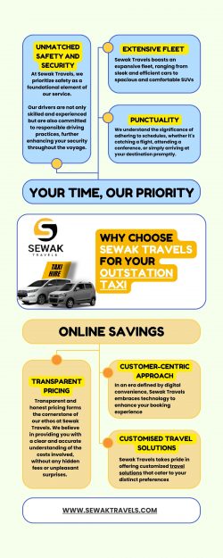 Why choose Sewak Travels for your Outstation Taxi