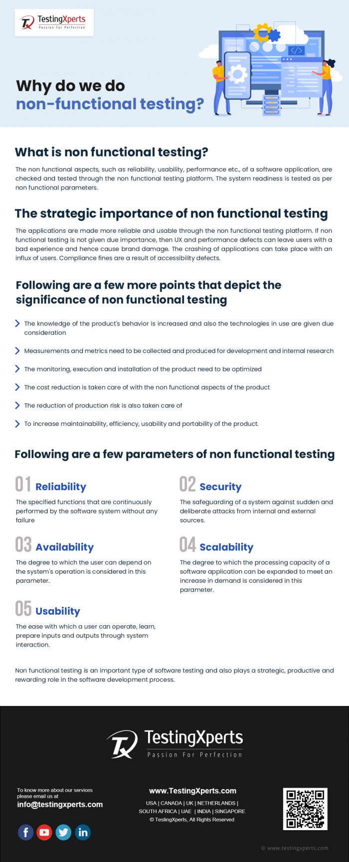 Why do we do non-functional testing?
