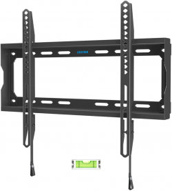 Fixed TV Wall Mount for 26-60 Inch TVs, Low Profile, Fits 8″, 12″, 16″ Studs,  ...