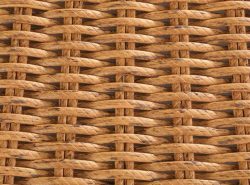 Oval embossed solid rattan DL005809