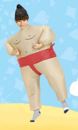 Sumo Wrestler Costume, Child Red Stage Cartoon Halloween Costumes $39.95
