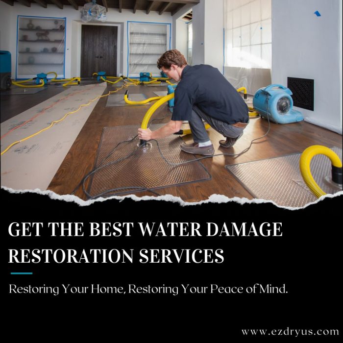 Get the Best Water Damage Restoration Services