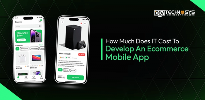 Cost to develop an e-commerce mobile app