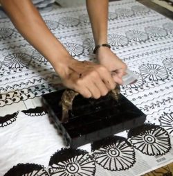 traditional chanderi silk saree