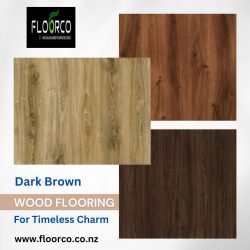 Dark Brown Wood Flooring for Timeless Charm