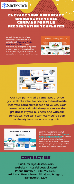 Elevate Your Corporate Branding With Free Company Profile Presentation Templates