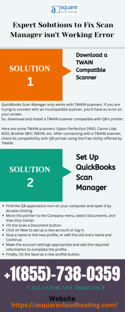 Troubleshooting QuickBooks Scan Manager: Not Working Issues