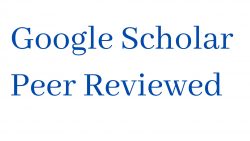 Submit paper Google Scholar Peer Reviewed