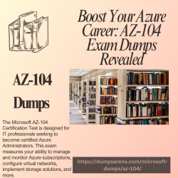 Prepare Smarter, Not Harder: AZ-104 Dumps for Azure Success