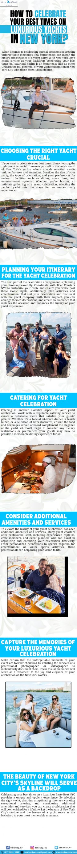 HOW TO CELEBRATE YOUR BEST TIMES ON LUXURIOUS YACHTS IN NEW YORK?