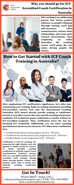 ICF Approved Coach Training in Australia – Coach Transformation Academy