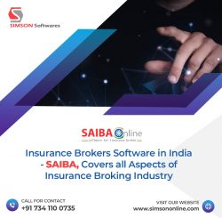 Insurance Brokers Software in India – SAIBA, Covers all Aspects of Insurance Broking Industry