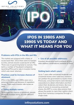 IPOs in 1980s and 1990s vs today and what it means for you
