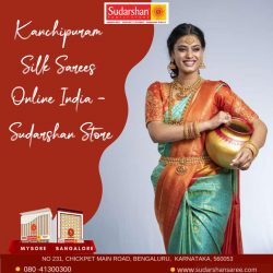 Kanchipuram Silk Sarees Online India – Sudarshan Store